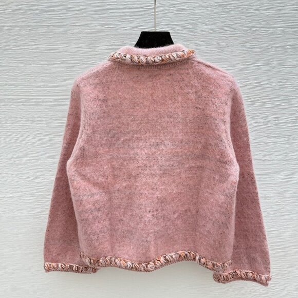 CHANEL Pink Textured Jacket - Picture 5 of 8